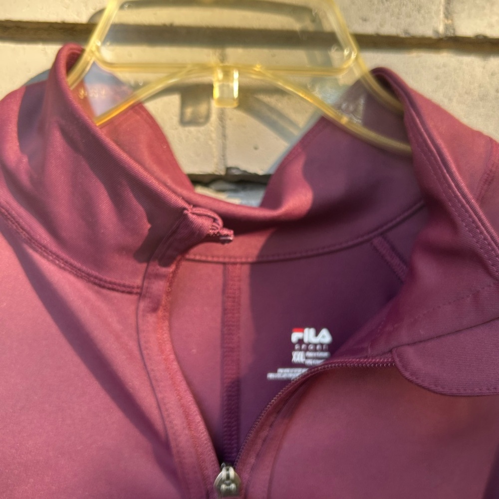 SOLD 🔥🔥🔥Burgundy Full-Zip Jacket